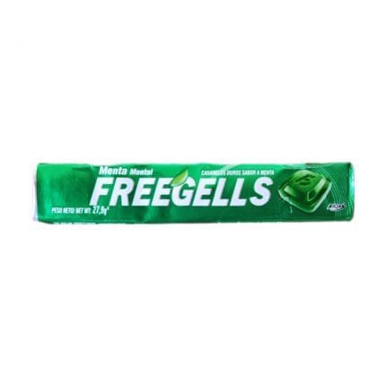 Caramelos duros sabor a menta y mentol Freegells  27.9 g
