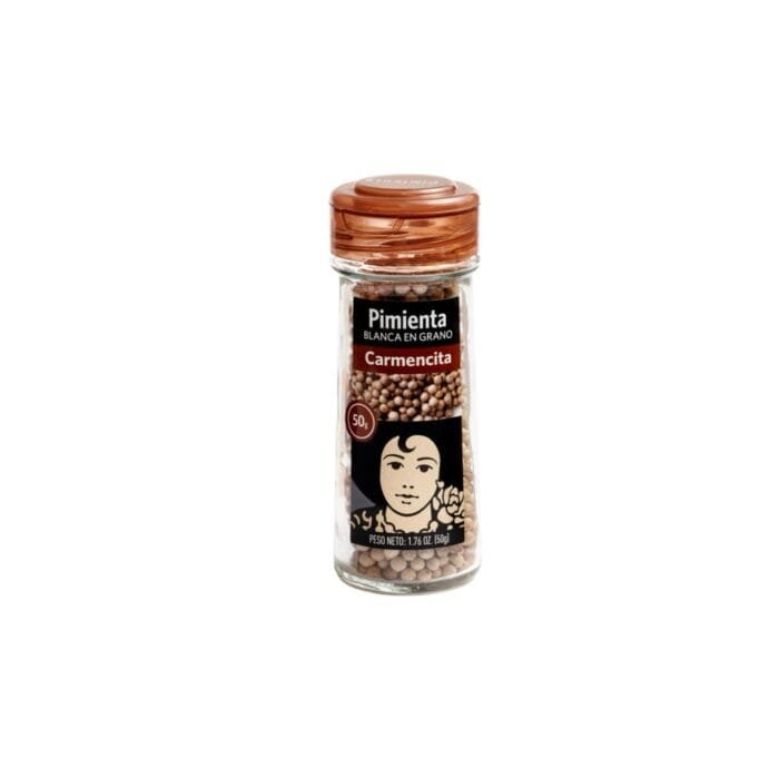 Pimienta blanca en Grano Carmencita 50 g - Imagen 1