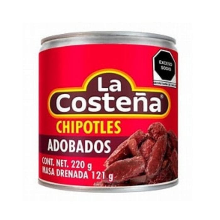517 Trocitos de Chipotles Adobados 220 g La Costeña - Imagen 1