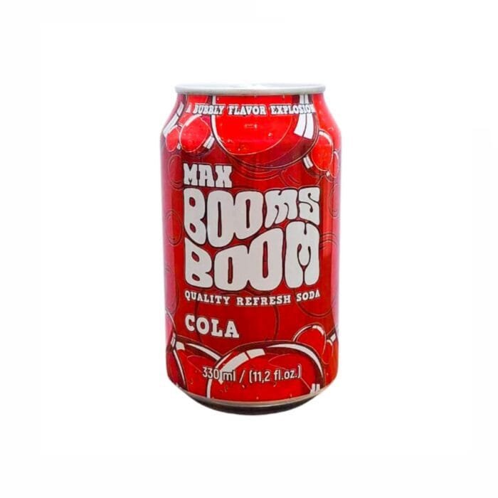 Refresco gaseado de cola Max Booms Boom 330 mL - Imagen 1