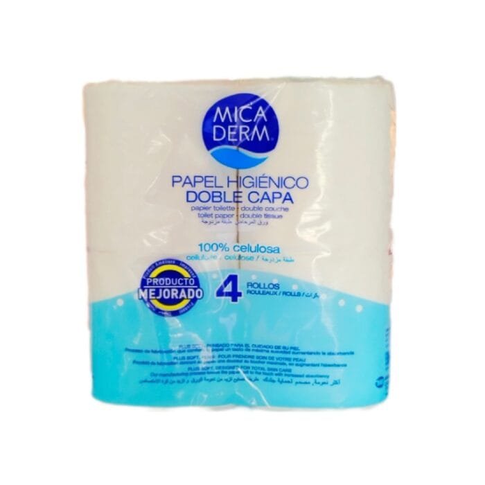 Papel Higiénico doble hoja Micaderm 4 unidades - Imagen 1