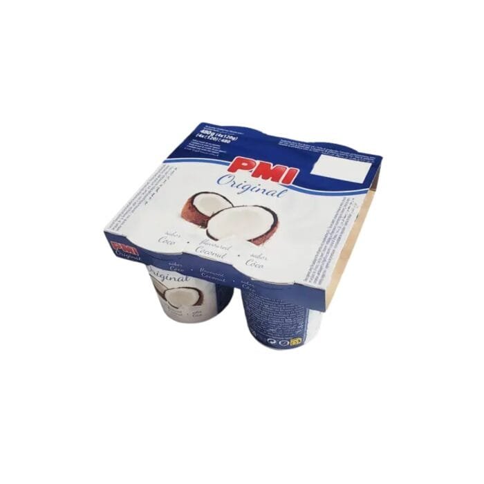 Yogurt sabor coco PMI Original 4 x 120 g - Imagen 1