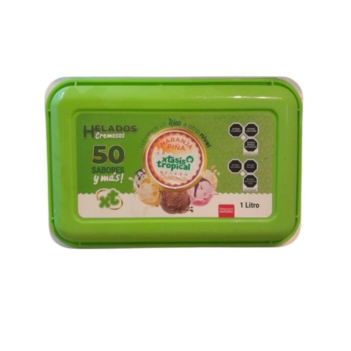 WhatsApp Image 2025-06-04 at 14.48.55 Helado sabor naranja piña Xtasis Tropical 1 litros - Imagen 1