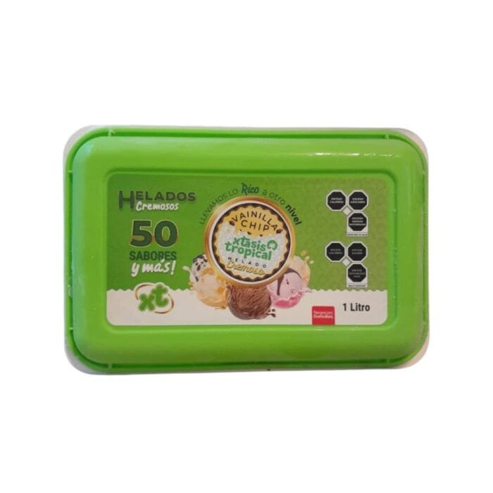 Helado sabor vainilla Xtasis Tropical 1 litros - Imagen 1