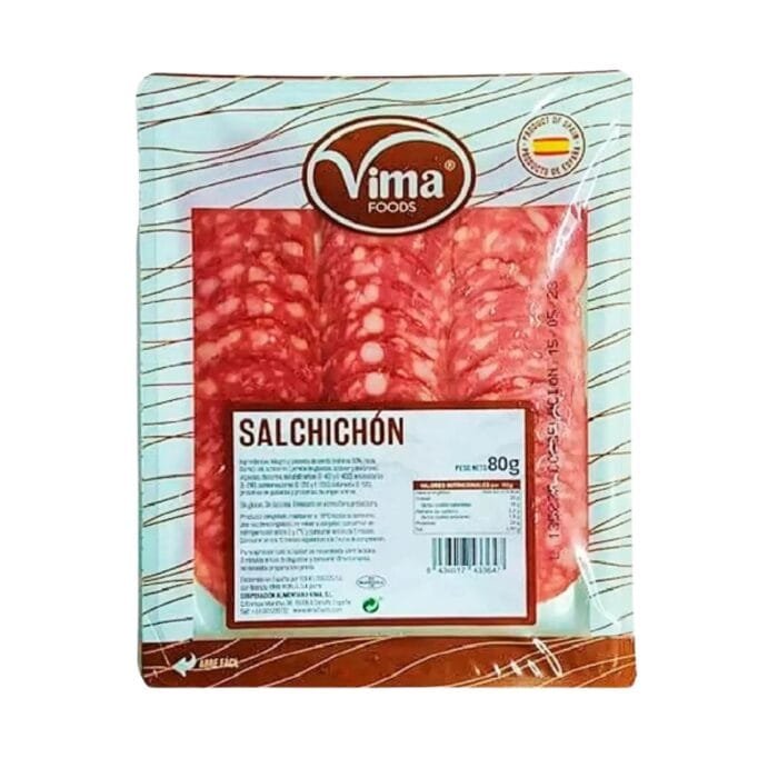 Salchichón Loncheado  Vima Foods 80 g - Imagen 1