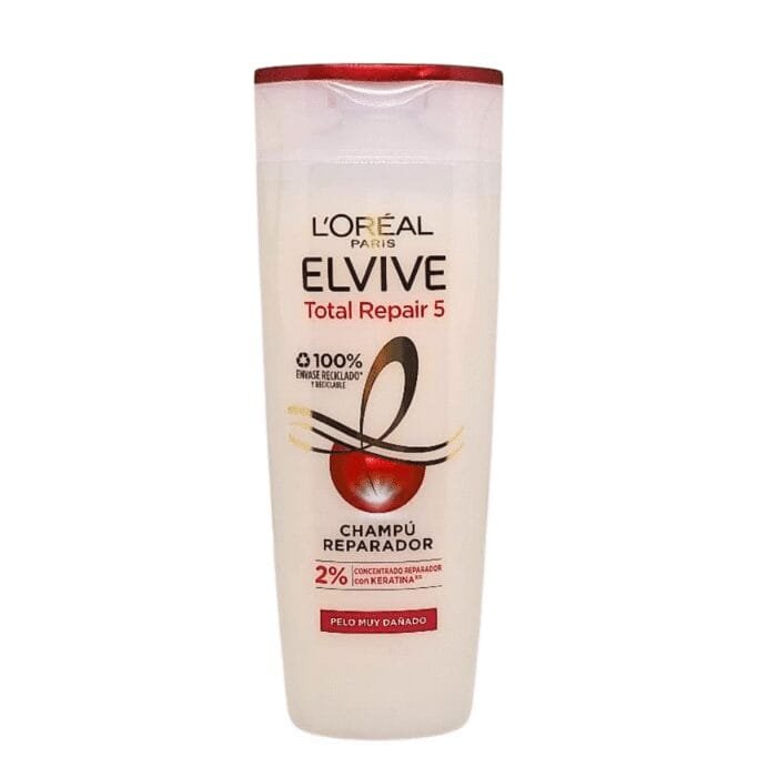 Champú reparador total Elvive L’Oréal París 380 mL - Imagen 1