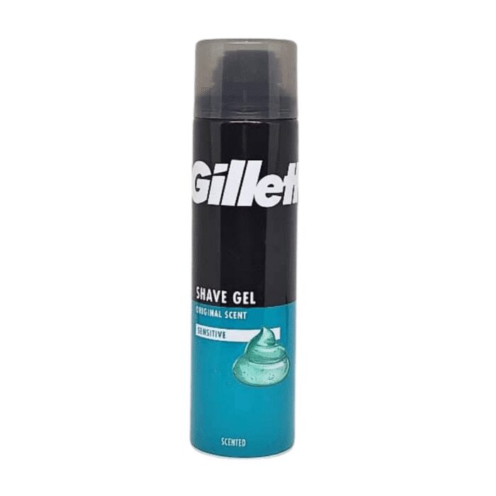 Gel de afeitar para piel sensible con fragancia original Gillette 200 ml - Imagen 1