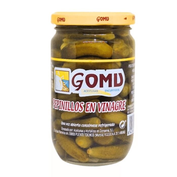 Pepinillos en vinagre Gomu 300 g - Imagen 1