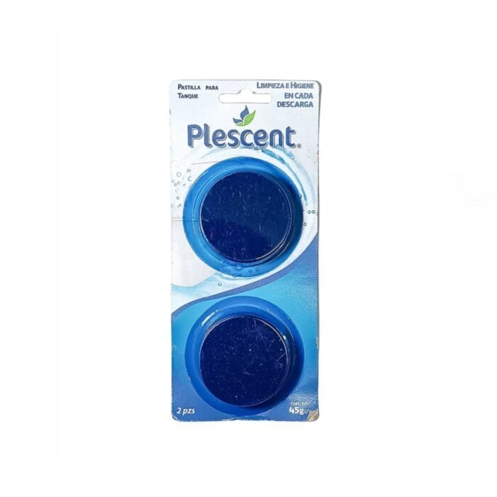 Pastillas Limpiadoras para Sanitarios Plescent - 2 x 45 g - Imagen 1