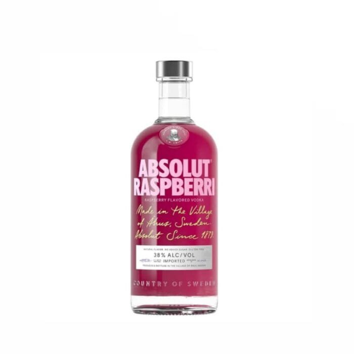 Vodka sabor frambuesa Absolut 750 mL - Imagen 1