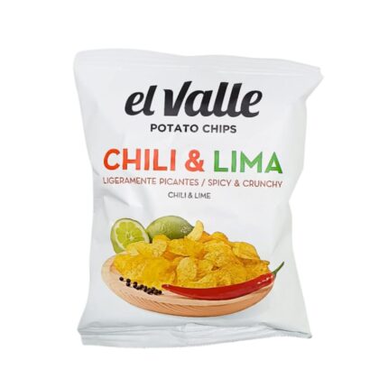Papas sabor chili - lima El Valle (30g)