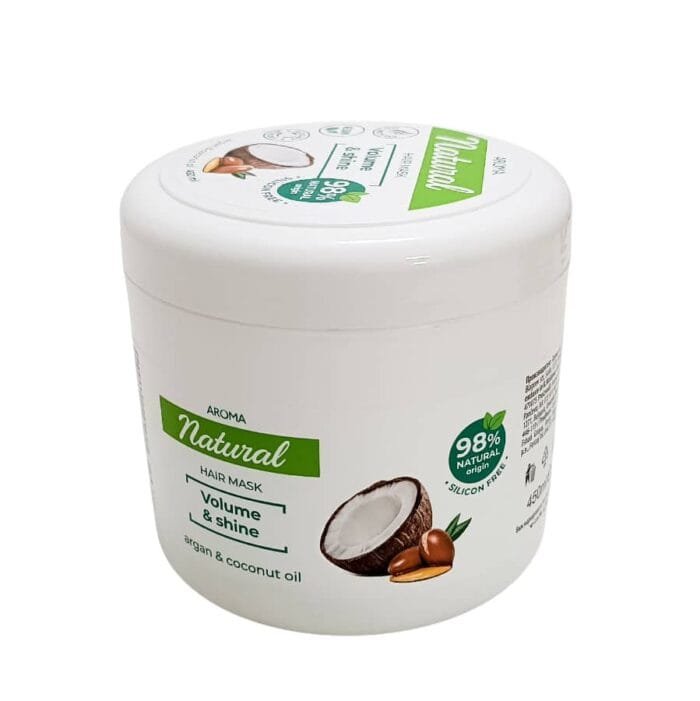 Mascarilla capilar de argán y aceite de coco Aroma Natural 450 ml - Imagen 1