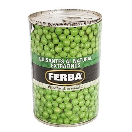 Guisantes al natural extrafinos Ferba 425 g