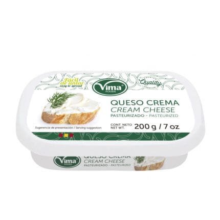Queso crema pasteurizado Vima Foods 200 g