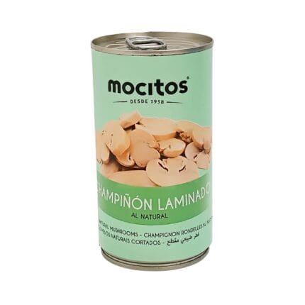 Champiñones laminados al natural Mocitos 355 g