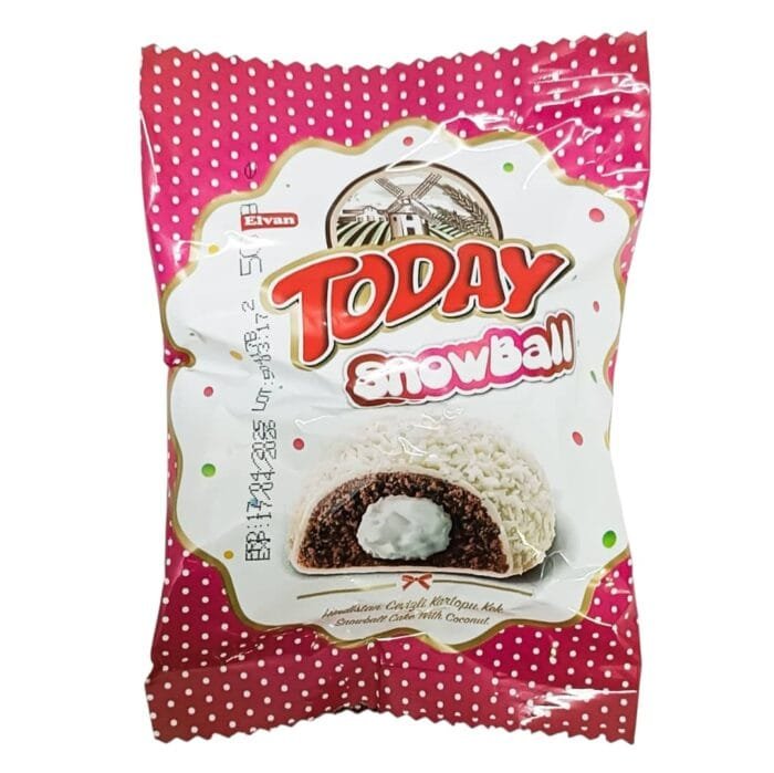 Panque Esponjoso sabor coco Snowball   50 g - Imagen 1