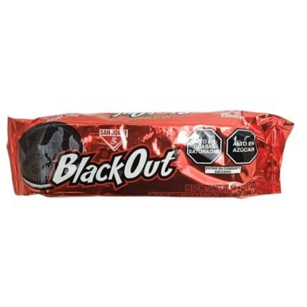 Galletas Rellenas sabor Vainilla Black Out 60g