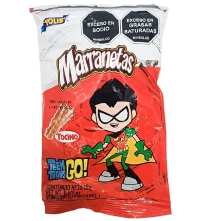 Pellys sabor tocino Marranetas 18 g