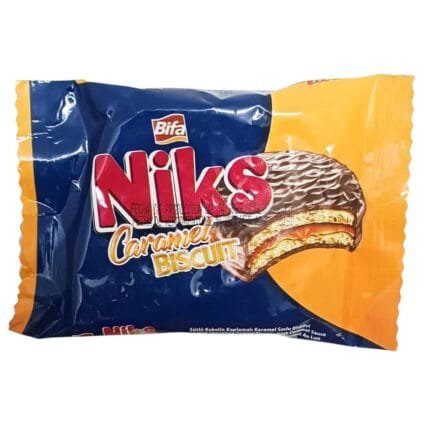 Galleta Rellena sabor caramelo Niks 100 g