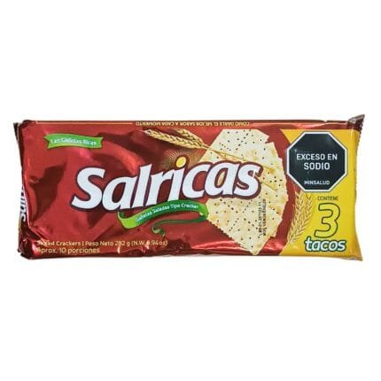 Galleta salada 3 tacos Salrica  282 g