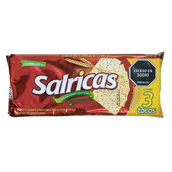 Imagen de WhatsApp 2025-10-03 a las 16.07.32_d95e62c2 Galleta salada 3 tacos Salrica 282 g - Imagen 1