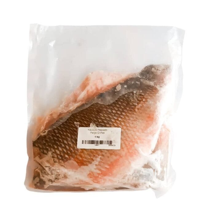 Filete de pescado pargo con piel 1 kg - Imagen 1