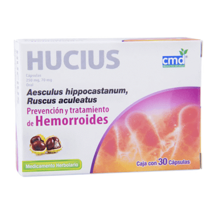 Castaño Indias / Ruscus 250 mg/70 mg Aculeatus 30 Capsulas