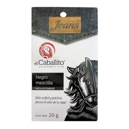Colorante para telas El Caballito negro mezclilla 20 g