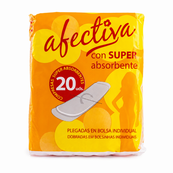 Compresas sanitarias super absorbentes 20 U - Imagen 1