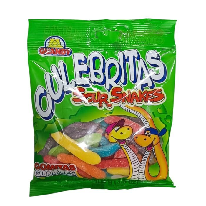 Caramelos de Goma en Forma de Culebritas Guandy 100 g - Imagen 1