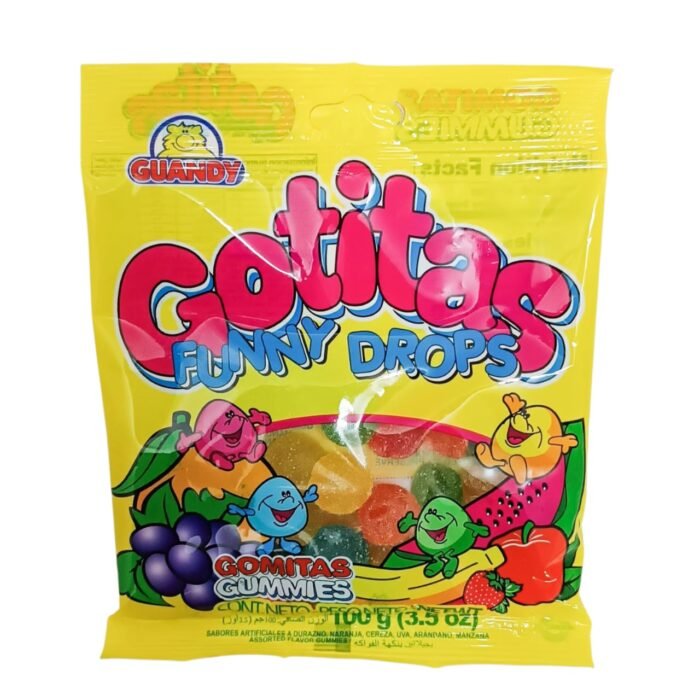 Caramelos de Goma en Forma de Gotitas  Guandy  100 g - Imagen 1