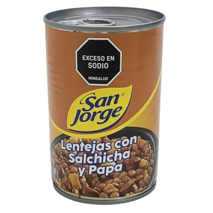 Lentejas con salchichas y papa San Jorge 300 g - Imagen 1