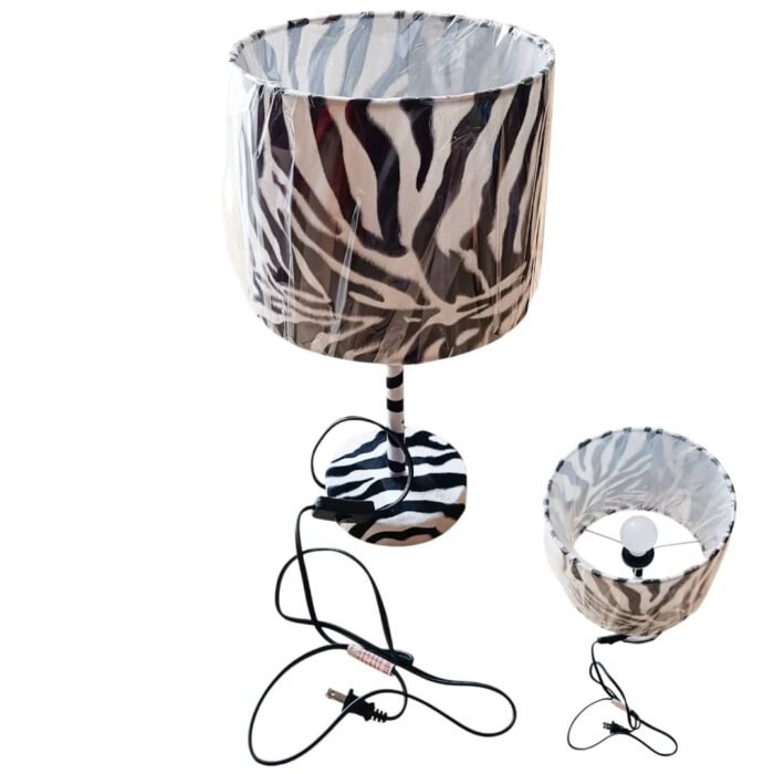 Lámpara de Mesa Decorativa Zebra con Luz Suave - Imagen 1