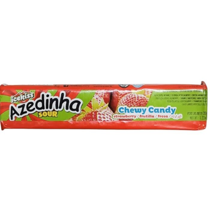 Caramelo suave sabor fresa Azedinha Icekiss 35g - Imagen 1