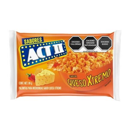 Palomitas para microondas ACT II sabor queso xtremo 89 g