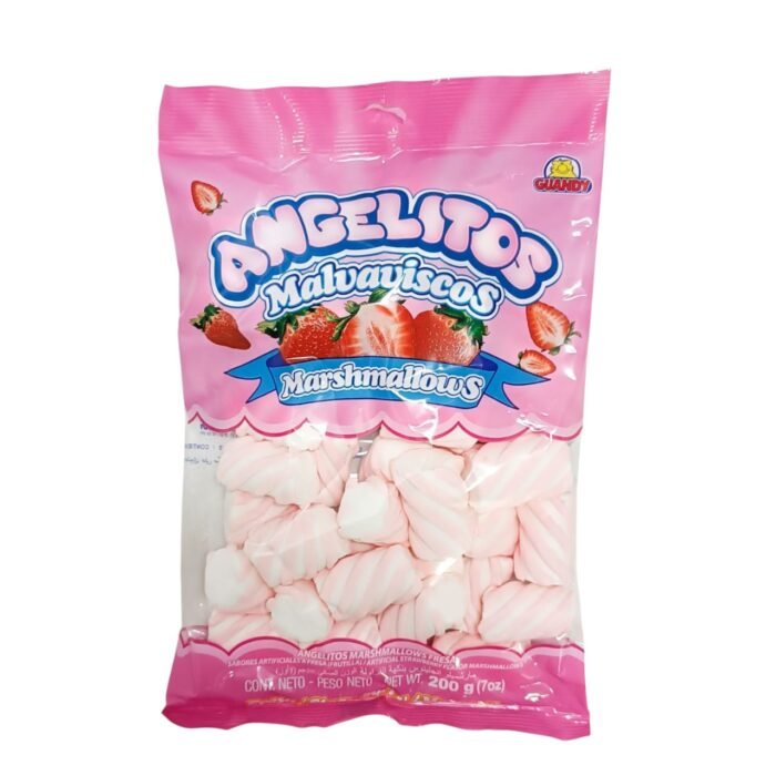 Malvaviscos angelitos sabor fresa Guandy 200 g - Imagen 1