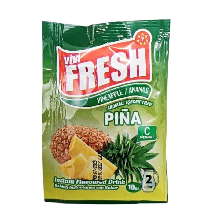 Refresco instantáneo sabor piña Vivi Fresh Erdem 10 g - Imagen 1