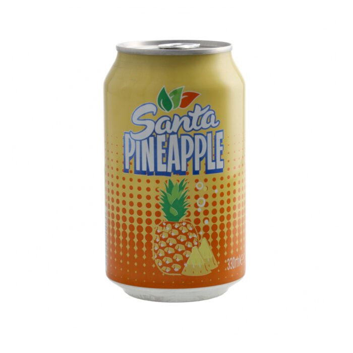 Refresco gaseado de piña Santa 330 ml - Imagen 1