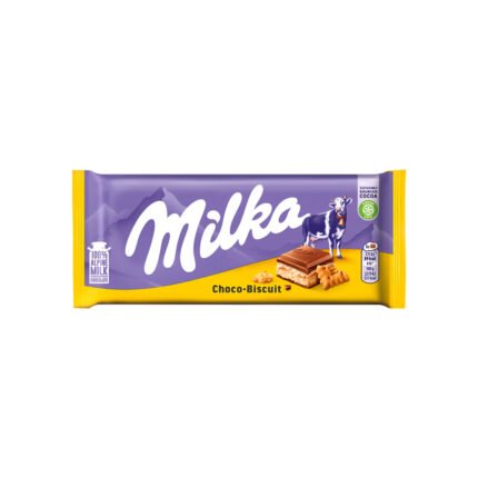 Tableta de chocolate rellena de galleta crujiente Milka 100 g