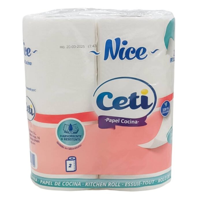 WhatsApp Image 2025-12-17 at 12.23.10 Papel de cocina 2 capa Nice Ceti 2 U - Imagen 1