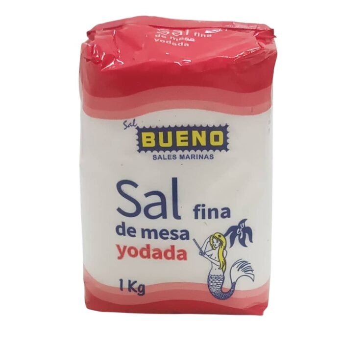 Sal fina de mesa yodada Bueno 1 Kg - Imagen 1