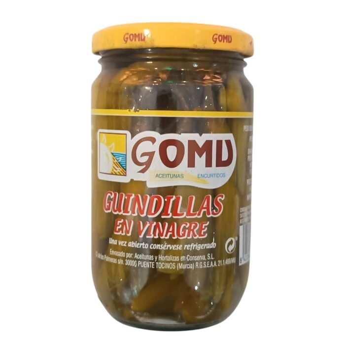 Guindillas en vinagre Gomu 300 g - Imagen 1