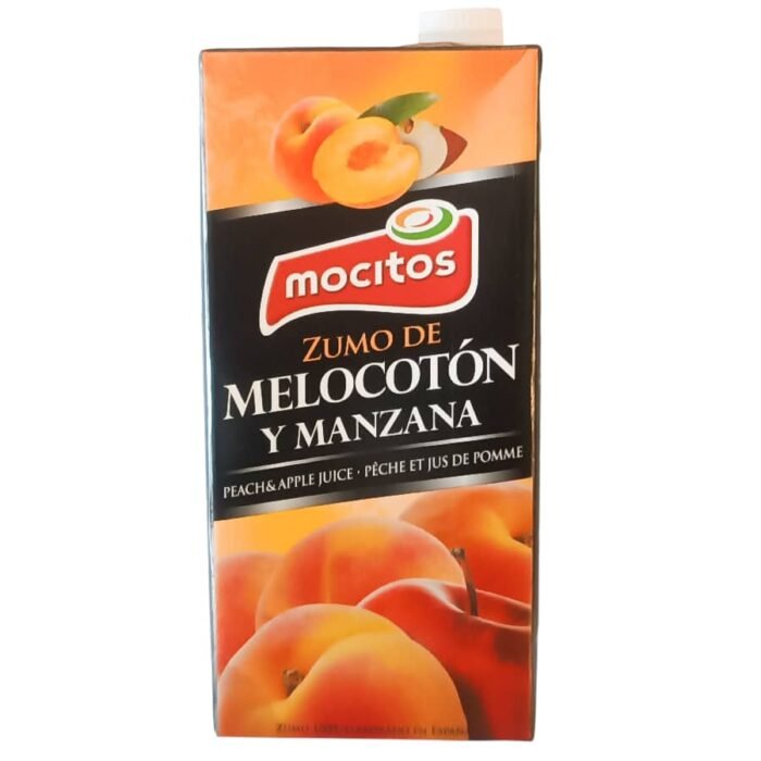 Zumo de melocotón - manzana Mocitos 1 L - Imagen 1