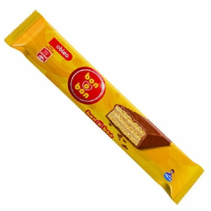 barra de chocolate bon o Bon Chocolate con leche Bon o Bon 27 g - Imagen 1