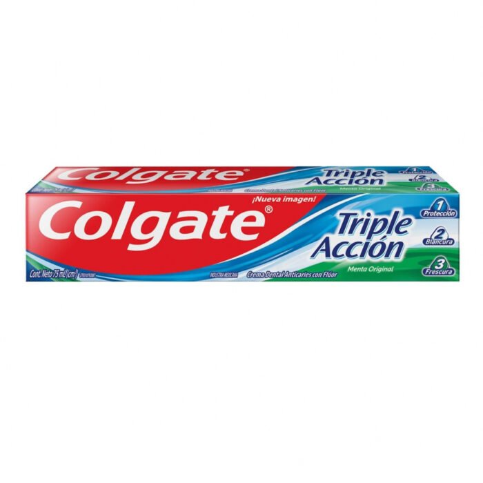?????????????????????????????????????????????????????????? Pasta Dental triple acción Colgate 75 ml - Imagen 1