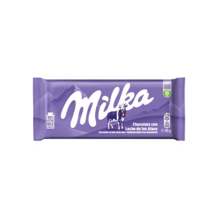 Tableta de chocolate con leche Milka 90 g
