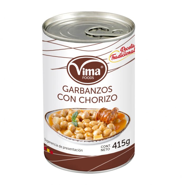 CREATOR: gd-jpeg v1.0 (using IJG JPEG v80), quality = 100 Garbanzos con chorizo Vima Foods 415 g - Imagen 1