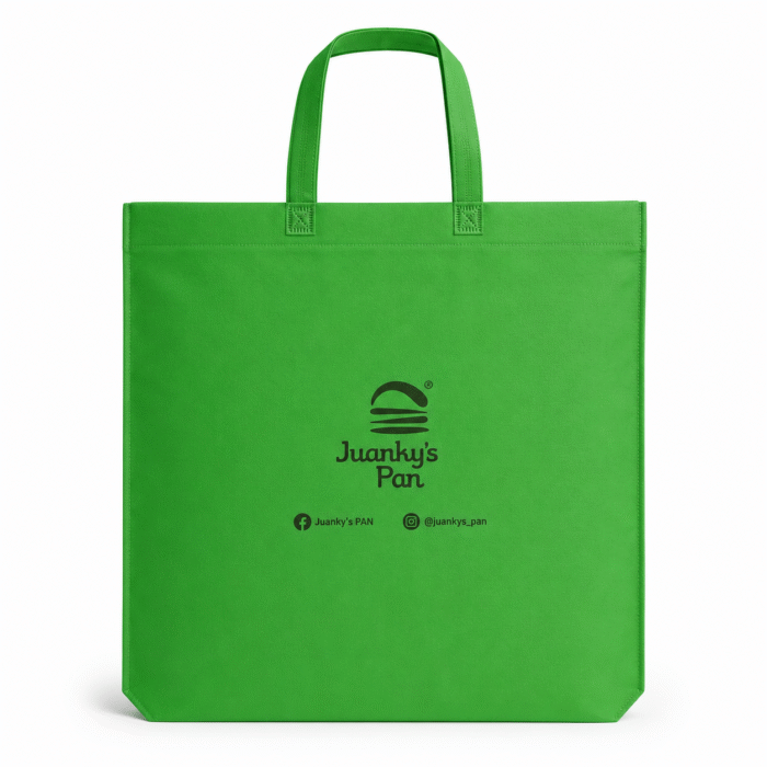 Bolsa - jabas grande ecológica de Friselina con logotipo de KO 40 X 50 Cm - Imagen 1