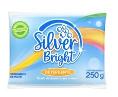 Detergente en polvo Silver Bright 250 g