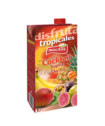 Nectar Coctel tropical Mocitos Caja 1L Néctar cóctel tropical Mocitos 1L - Imagen 1